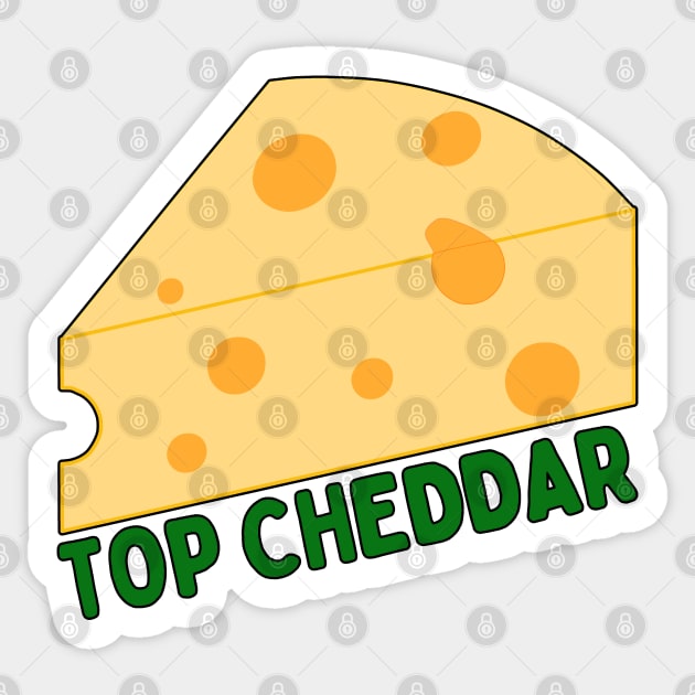 TOP CHEDDAR Sticker by HOCKEYBUBBLE